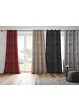Mörkläggande gardinlängd i jacquard med termofunktion (1-pack), bonprix