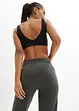 Stretchig sportbyxa med bomull (2-pack), bonprix