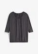 Oversizetopp i materialmix, bonprix