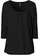 Oversizetopp i materialmix, bonprix