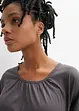 Oversizetopp i materialmix, bonprix