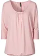 Oversizetopp i materialmix, bonprix