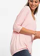 Oversizetopp i materialmix, bonprix