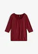 Oversizetopp i materialmix, bonprix