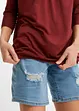 Oversizetopp i materialmix, bonprix
