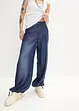 Wide Leg Jeans i böljande lyocell, bonprix