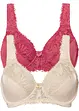 Minimizer-BH med vadderade axelband (2-pack), bonprix