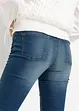 Korta tajta stuprörsjeans med medelhög midja, bonprix