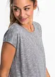 Lång topp med rundad nederkant, bonprix