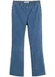 Utsvängda jeggings med medelhög midja för barn, bonprix