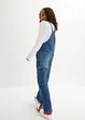 Snickarbyxa i denim för barn, Mid Waist, bonprix