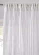Gardinlängd med linnelook och återvunnen polyester (2-pack), bonprix