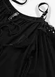 Cold shoulder-blus av mjuk viskos, bonprix
