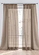 Gardiner av lätt voile (2-pack), bonprix