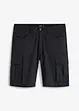 Stretchiga bermudashorts i cargostil, normal passform, bonprix