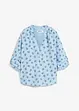 Mönstrad tunikablus i muslin, bonprix