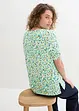 Jerseytopp av viskosmix med linneandel, bonprix