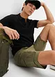 Stretchiga bermudashorts i cargostil, normal passform, bonprix