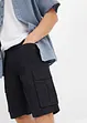 Stretchiga bermudashorts i cargostil, normal passform, bonprix