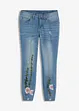 Jeans med broderi, bonprix