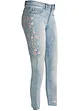 Jeans med broderi, bonprix