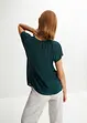 Blus med spets, bonprix