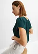 Blus med spets, bonprix