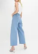 Wide Leg Jeans, High Waist, cropped, bonprix