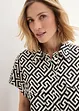 Blus av viskos med vackert fall, bonprix