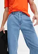 Långa stretchiga jeansbermudas, normal passform (2-pack), bonprix