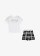 Pyjamas med shorts (2-delad), bonprix