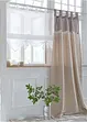 Enfärgad transparent hissgardin, bonprix