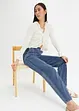 Barrel Jeans Mid Waist, med bekväm midja, bonprix