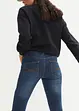 Stretchiga stuprörsjeans med medelhög midja, bonprix