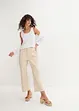 Wide Leg Jeans, High Waist, med bekväm midja, bonprix