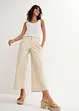 Wide Leg Jeans, High Waist, med bekväm midja, bonprix