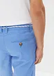 Linneshorts i chinosmodell med knytband, regular fit, bonprix