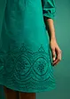 Off shoulder-klänning i ren bomull, bonprix