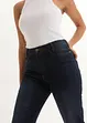 Stretchiga high waist-bootcutjeans med bekväm midja, bonprix