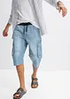 Långa jeansbermudas, Loose Fit, bonprix