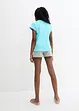 Pyjamas med shorts och mjuk bomull för barn (4 delar), bonprix