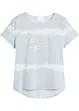 T-shirt med längre bakstycke av ekologisk bomull för barn, bonprix