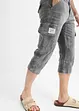 3/4-jeans med cargofickor, Loose Fit, John Baner JEANSWEAR