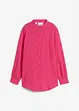 Oversize-muslinblus i bomull, lång modell, bonprix