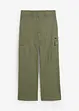 Cargojeans i bomull, Mid Waist, bonprix