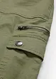 Cargojeans i bomull, Mid Waist, bonprix