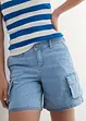 Cargo Jeans Shorts, Mid Waist, John Baner JEANSWEAR