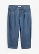 Wide Leg Jeans, Mid Waist, 3/4, John Baner JEANSWEAR