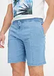 Långa dra på-jeansshorts, Regular Fit (2-pack), John Baner JEANSWEAR