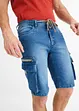 Långa jeansshorts med cargofickor, regular fit, John Baner JEANSWEAR